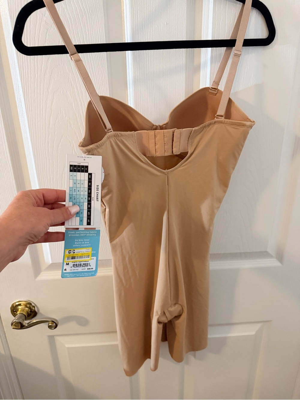 Assets By Spanx Nude Full-Body Shapewear with Built-In Cups